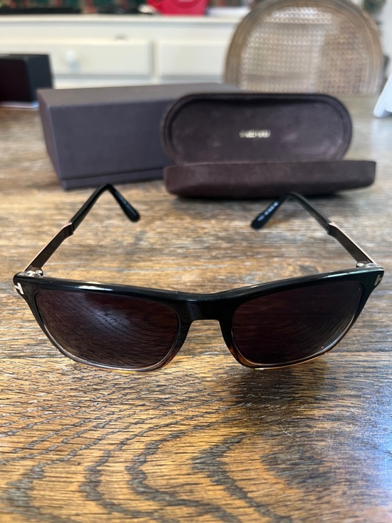 Tom Ford Sunglasses in Black and Brown main image 8